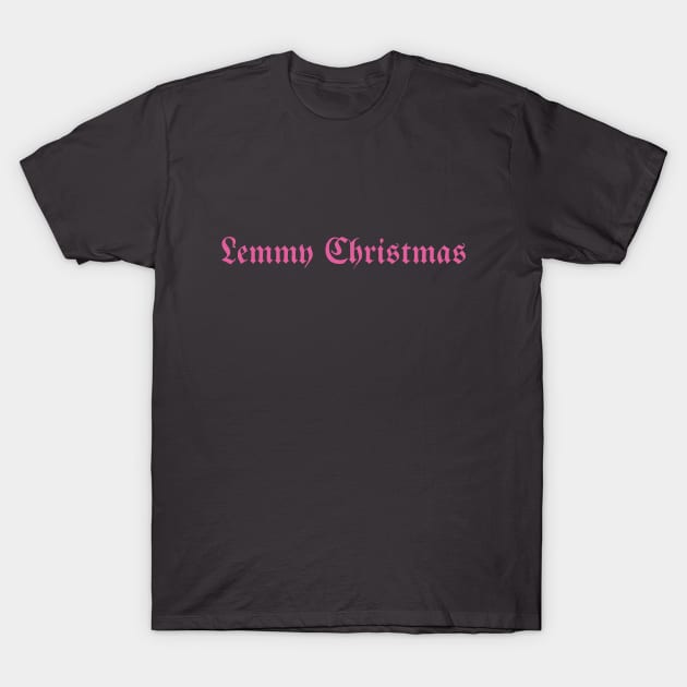 Lemmy Christmas, pink - Motorhead - T-Shirt | TeePublic